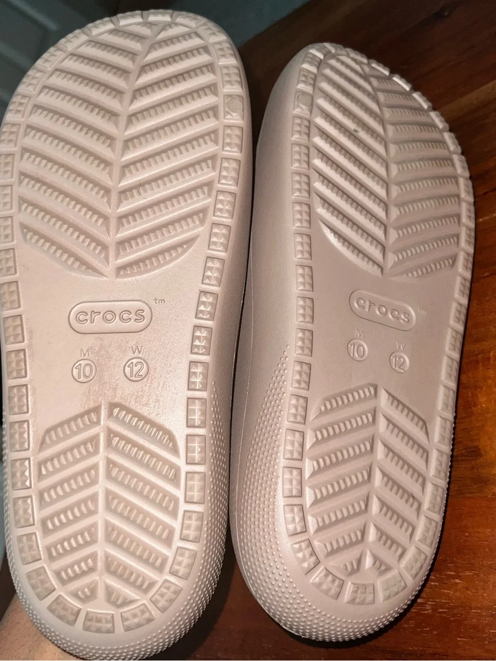 CROCS Women's Classic Slide Sandals in Light Gray